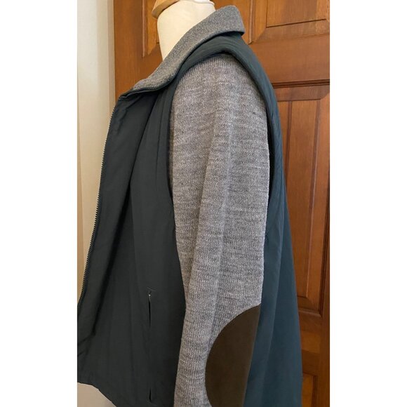 LL Bean Fleece Lined Nylon Vest Mens‎ XL Green Full-Zip Outdoor Hiking Gorpcore - Picture 6 of 13